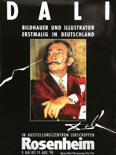 Plakat der Ausstellung Dali Plakat der Ausstellung Dali