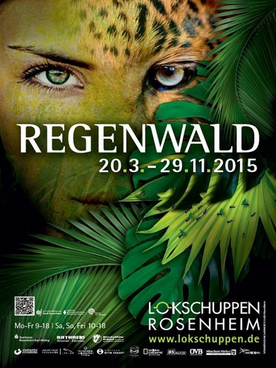 Plakat der Ausstellung Regenwald Plakat der Ausstellung Regenwald