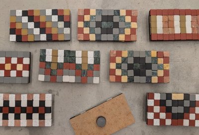 Ausstellung RÖMER Ausstellungszentrum Lokschuppen Rosenheim Workshop Mosaik