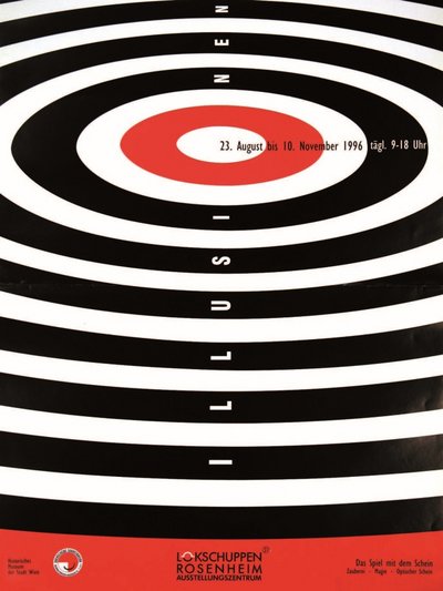 Plakat der Ausstellung Illusionen Plakat der Ausstellung Illusionen