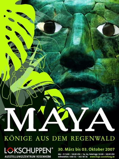 Plakat der Ausstellung Maya Plakat der Ausstellung Maya