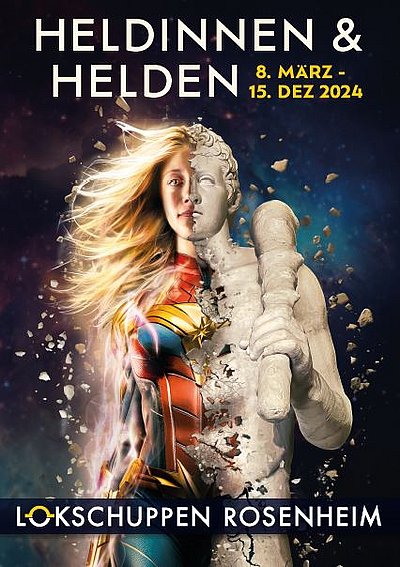 Ausstellung HELDINNEN & HELDEN 2024 Plakat