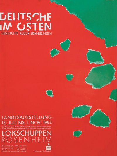 Plakat der Ausstellung Deutsche im Osten Plakat der Ausstellung Deutsche im Osten