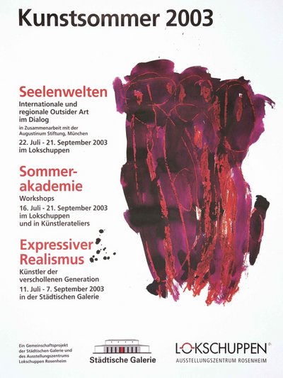 Plakat der Ausstellung Kunstsommer Plakat der Ausstellung Kunstsommer
