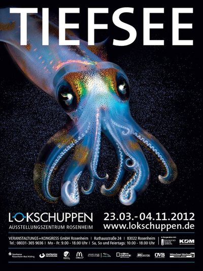 Plakat der Ausstellung Tiefsee Plakat der Ausstellung Tiefsee