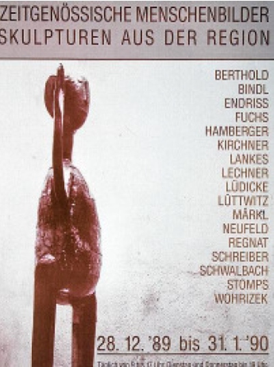 Plakat 1989 Zeitgenössische Menschenbilder Plakat 1989 Zeitgenössische Menschenbilder