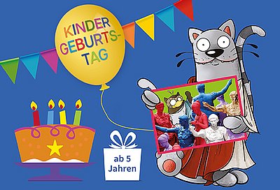 Kindergeburtstag mit Katze Ausstellung Römer Lokschuppen Rosenheim 2026 2027