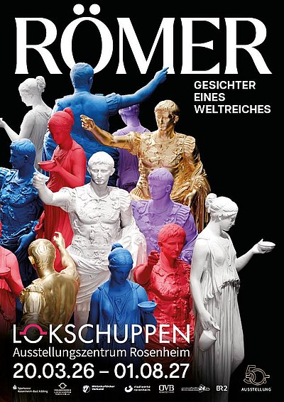 Plakatmotiv Ausstellung RÖMER 2026 2027 Ausstellungszentrum Lokschuppen Plakatmotiv Ausstellung RÖMER 2026 2027 Ausstellungszentrum Lokschuppen